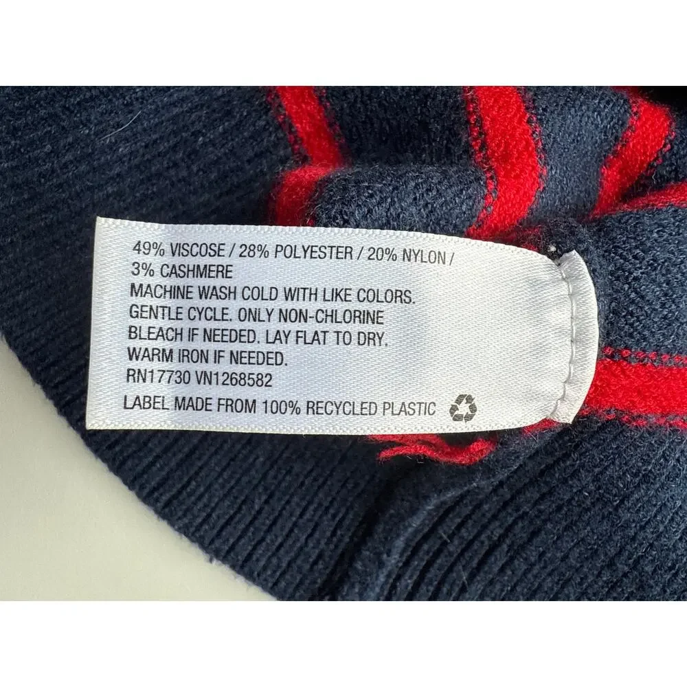La Ligne x Target Navy Blue Red Striped Sweater Size Large